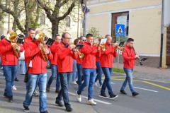 Feltámadási körmenet Lendván - Bakovci zenekar