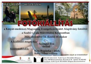 A kiállítás megnyitójának plakátja.